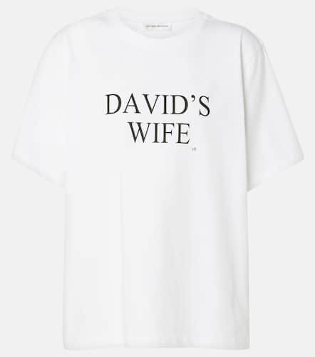 Printed cotton jersey T-shirt - Victoria Beckham - Modalova