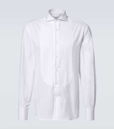 Camisa de esmoquin de popelín de algodón - Brunello Cucinelli - Modalova