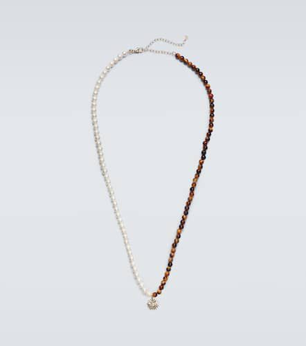 Collana Evil Eye in oro 14kt con perle - Sydney Evan - Modalova