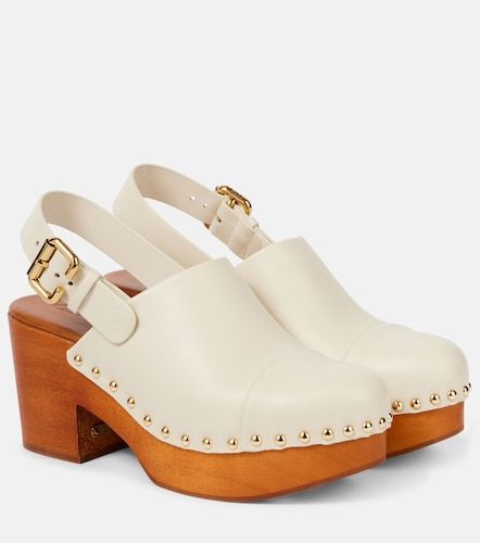 Jeannette studded leather clogs - Chloe - Modalova