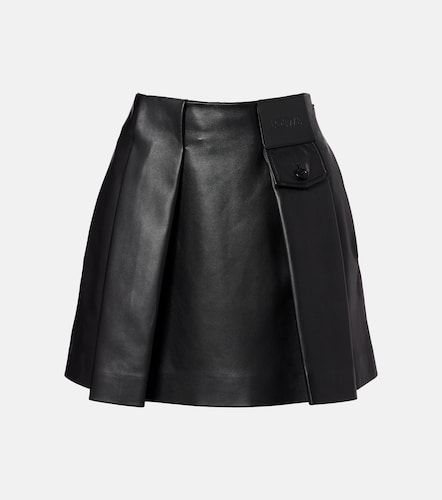 Loewe Minifalda de piel plisada - Loewe - Modalova
