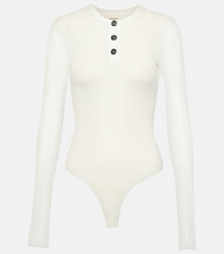 Janelle cotton-blend jersey bodysuit - Khaite - Modalova