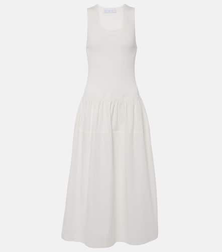 Vestido midi Malia White Label de popelín - Proenza Schouler - Modalova