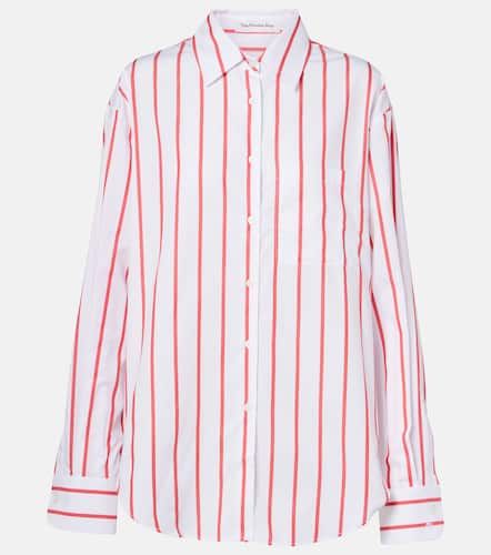 Camicia Lui in popeline di cotone a righe - The Frankie Shop - Modalova