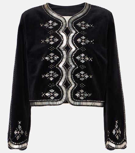 Chaqueta Hady de terciopelo de algodón - Isabel Marant - Modalova