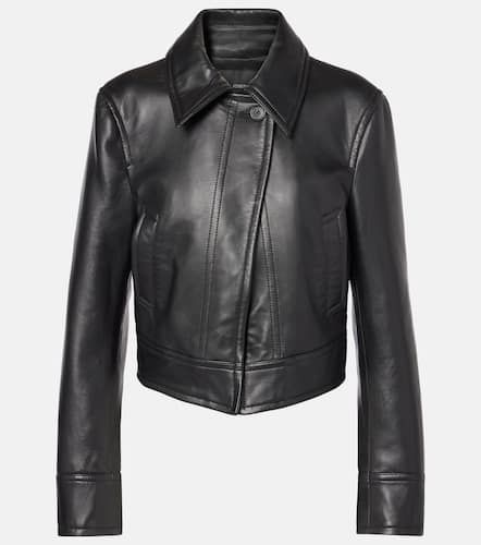 Joseph Caron cropped leather jacket - Joseph - Modalova