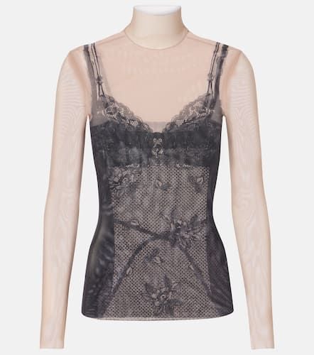 Balenciaga Trompe L'Åil lace top - Balenciaga - Modalova