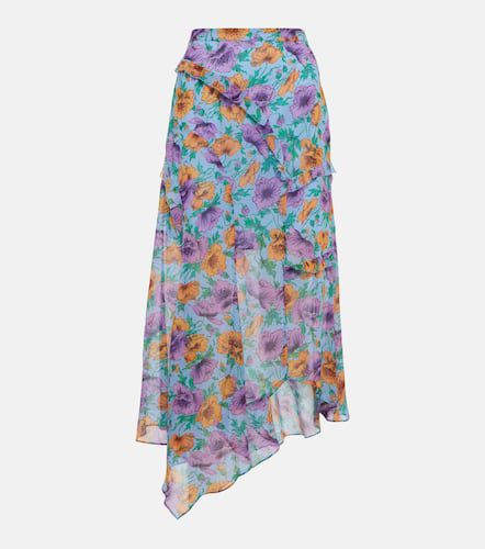 Eleonora floral silk midi skirt - Veronica Beard - Modalova