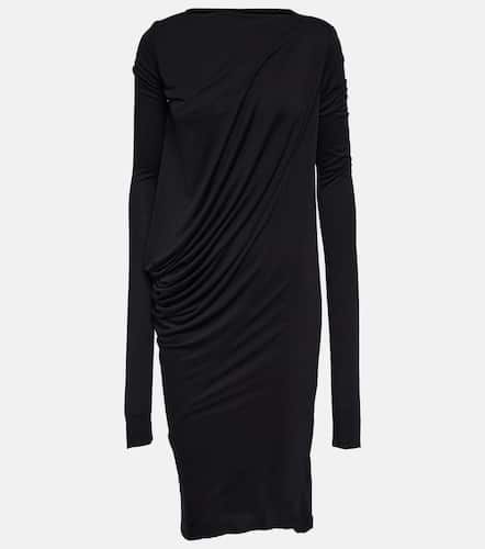 Lilies draped jersey midi dress - Rick Owens - Modalova