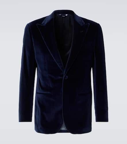 Blazer en terciopelo de algodón - Thom Sweeney - Modalova