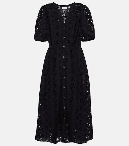Rorio embroidered cotton midi dress - Velvet - Modalova