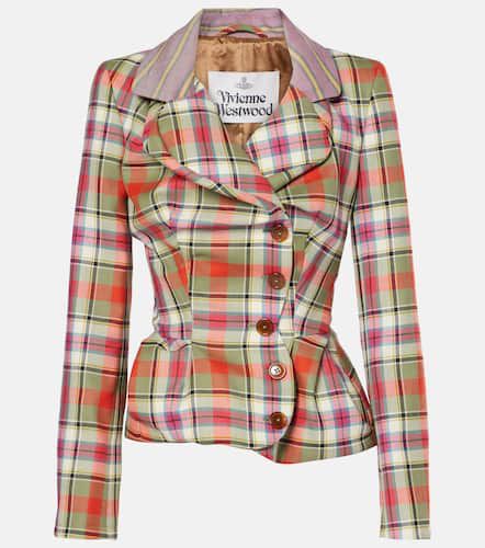 Drunken Tailored checked wool jacket - Vivienne Westwood - Modalova