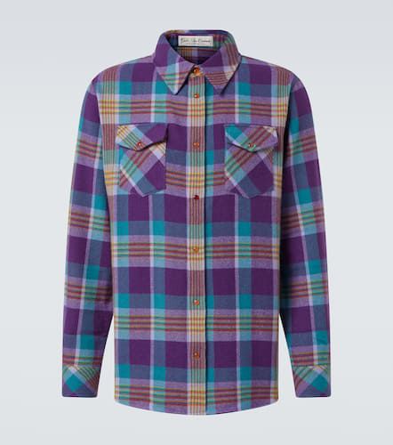 Camisa de cachemir a cuadros - God's True Cashmere - Modalova