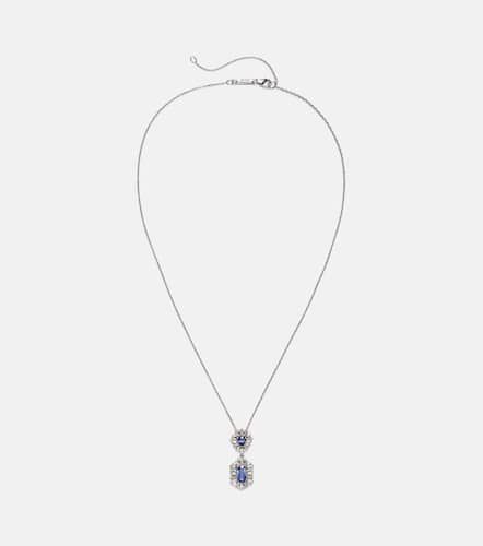 Kt pendant necklace with sapphires and diamonds - Suzanne Kalan - Modalova