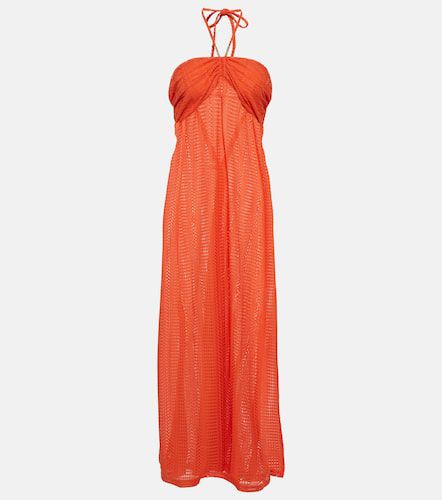 Mila halterneck knitted maxi dress - Melissa Odabash - Modalova