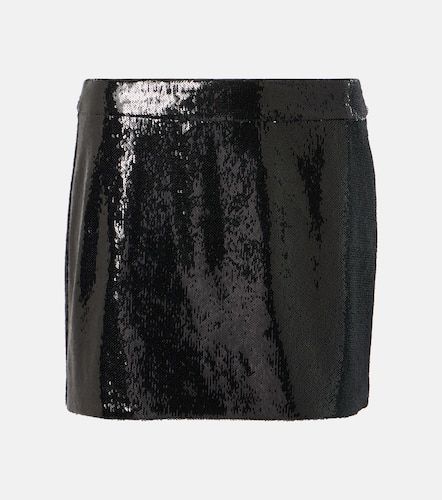 Minifalda con lentejuelas de tiro bajo - Dolce&Gabbana - Modalova