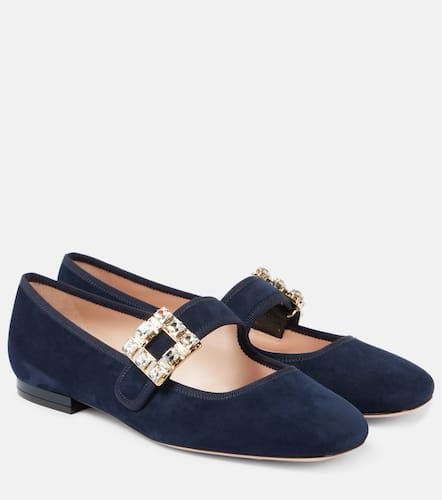 Mary-Jane-Ballerinas Très Vivier aus Veloursleder - Roger Vivier - Modalova