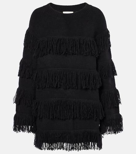 Fringed cashmere-blend sweater - Lisa Yang - Modalova