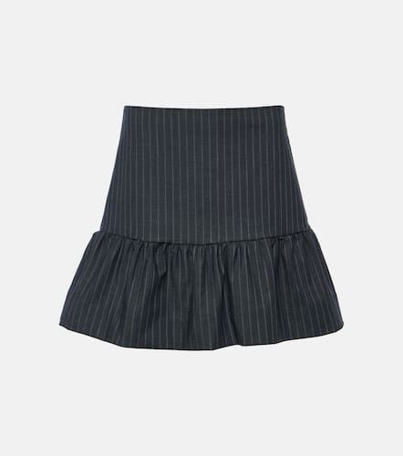 Minifalda a capas con raya diplomática - Ganni - Modalova
