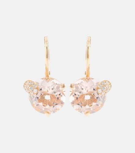 Ohrringe Peekaboo aus 18kt Rosé mit Diamanten und Morganit - Bucherer Fine Jewellery - Modalova