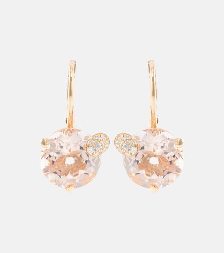 Peekaboo 18kt rose gold earrings with morganite and diamonds - Bucherer Fine Jewellery - Modalova