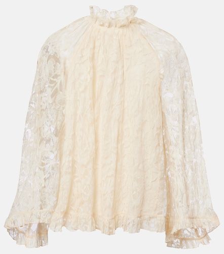 Blusa Carousel de encaje con volantes - Zimmermann - Modalova