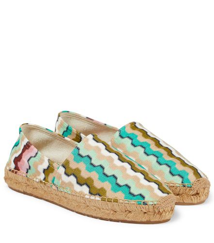 Alpargatas de lona en jacquard - Missoni Mare - Modalova