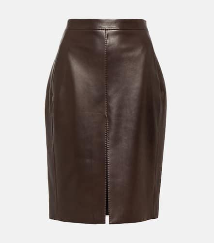 Saint Laurent Leather pencil skirt - Saint Laurent - Modalova