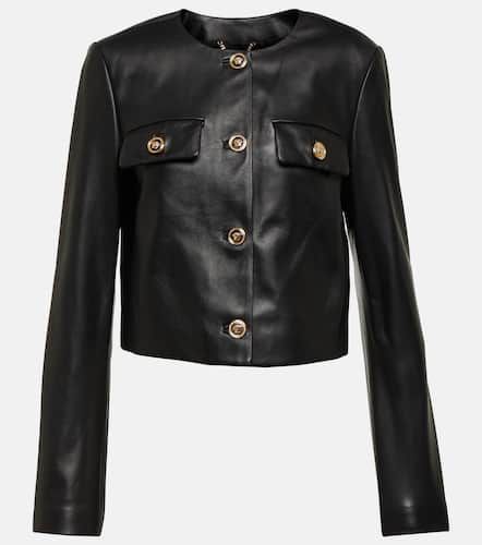 Versace Medusa leather jacket - Versace - Modalova