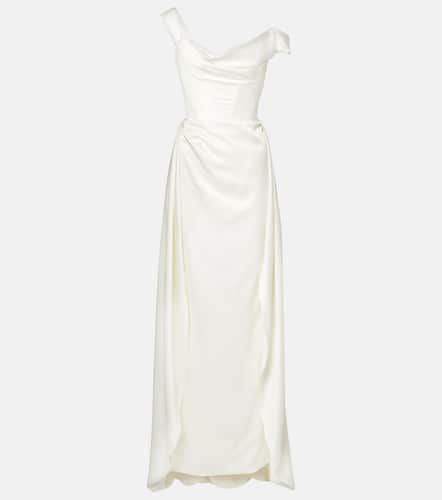 Bridal - Abito lungo Nova Grace in raso - Vivienne Westwood - Modalova