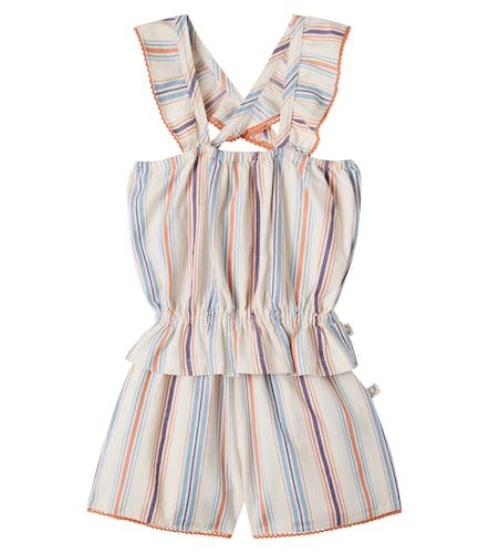 Top e shorts Ava in cotone a righe - Cozmo - Modalova