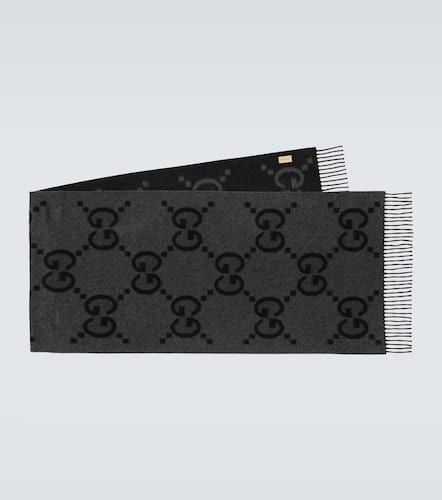 Gucci Cashmere GG jacquard scarf - Gucci - Modalova