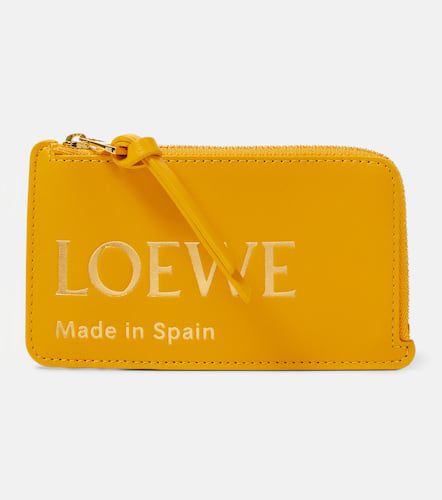 Logo-embossed leather card case - Loewe - Modalova
