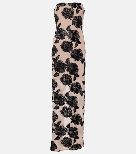 Rotate Floral mesh-trimmed gown - Rotate - Modalova