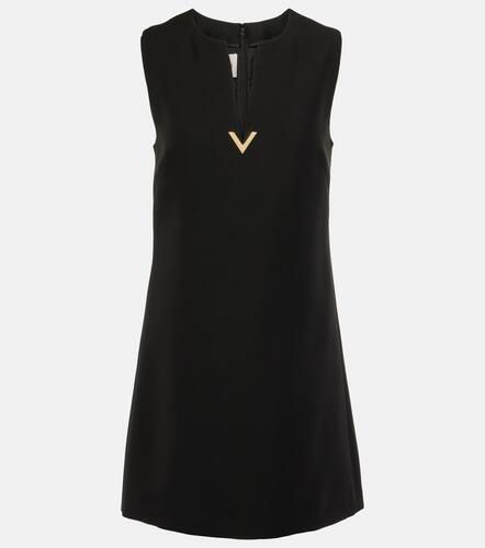 Vestido corto de Crepe Couture con VGold - Valentino - Modalova