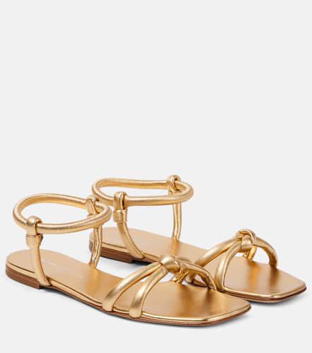 Sandalen Juno 05 aus Metallic-Leder - Gianvito Rossi - Modalova