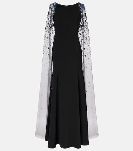 Abito lungo in crêpe con paillettes - Jenny Packham - Modalova