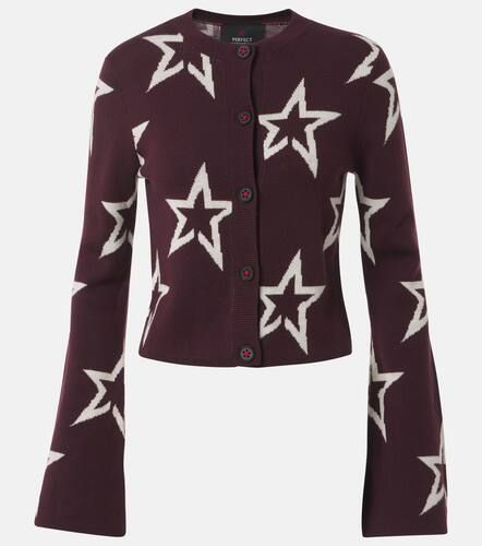 Chalet printed wool cardigan - Perfect Moment - Modalova