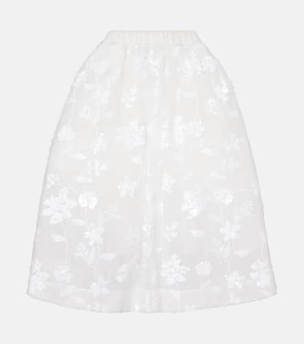 Falda midi de tul con lentejuelas - Simone Rocha - Modalova