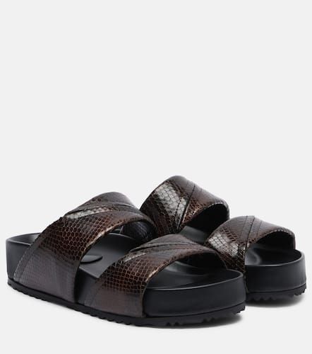 Plateausandalen aus Leder - Dries Van Noten - Modalova