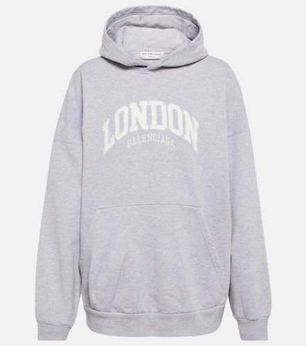 Cities London cotton hoodie - Balenciaga - Modalova