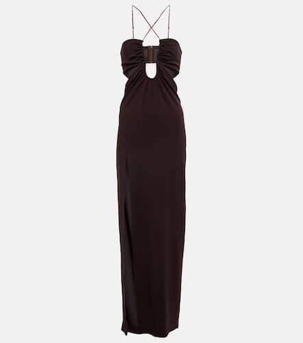 Cutout jersey maxi dress - Nensi Dojaka - Modalova