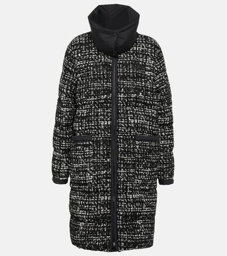Moncler Rhone tweed down coat - Moncler - Modalova