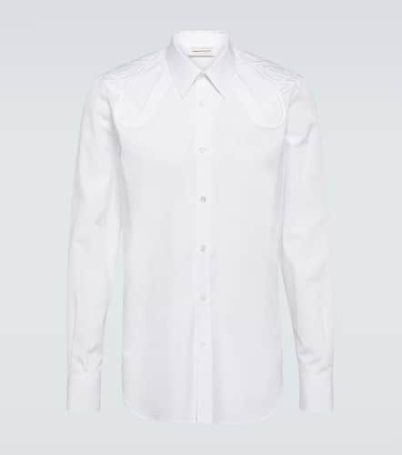 AppliquÃ© cotton poplin shirt - Alexander McQueen - Modalova