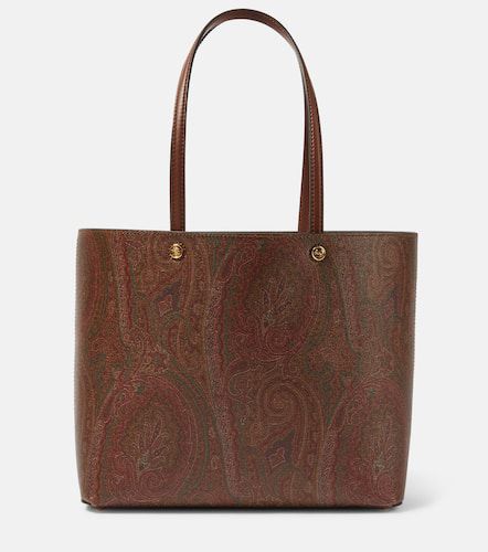Essential Medium leather tote bag - Etro - Modalova