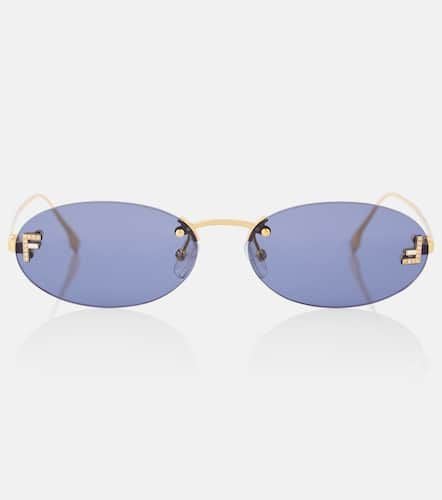 First Crystal embellished sunglasses - Fendi - Modalova