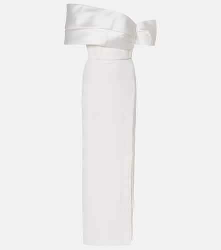 Alexis twill and crepe gown - Solace London - Modalova