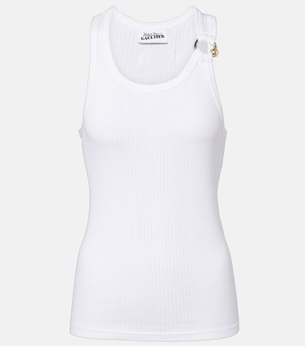Tank top Piercing de jersey de algodón - Jean Paul Gaultier - Modalova