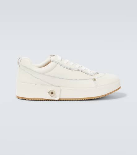 Deconstructed leather sneakers - Loewe - Modalova