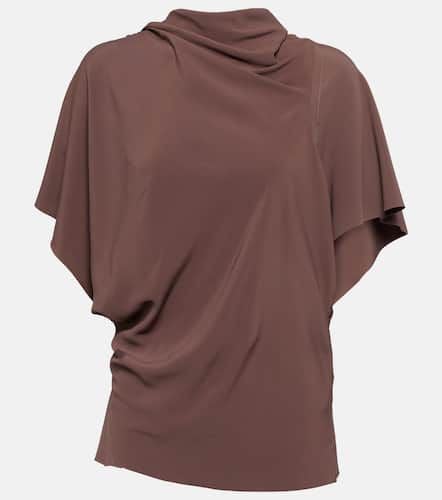 Seb asymmetric crêpe top - Rick Owens - Modalova